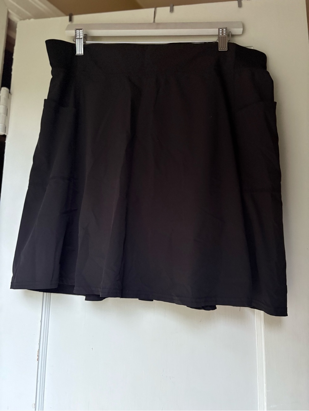 32 Degrees Cool Black Pleated Skort Size Large 🖤 Tennis Athletic Skirt